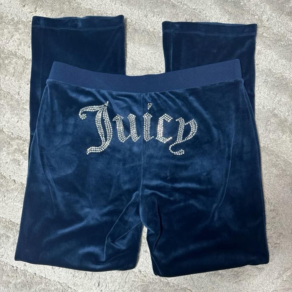 Juicy Couture Bling Velour Track Pant